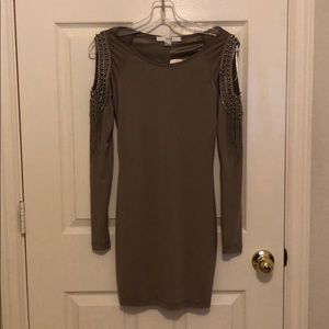 Detailed Long Sleeve Dress